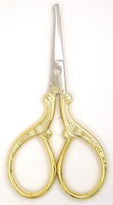 <span class=keywords><strong>Ciseaux</strong></span> à broder professionnels couleur or, pointe aiguë pour une coupe précise du tissu et du fil - Product Image 2
