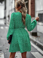 Robe sexy amincissante pour la taille, robe élégante pour femmes, nouvelle robe imprimée tendance printemps-automne