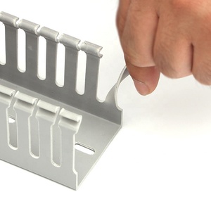 قناة أسلاك من البلاستيك PVC باللون الرمادي بطول 2 متر للبيع بالجملة - Product Image 6