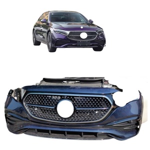 Para mercedes-benz Clase E W214 parachoques delantero ABS Material Compatible con modelos <span class=keywords><strong>E300</strong></span> E400 E260 incluye recortes de luz antiniebla - Product Image 1