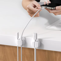 Clip de gestion de câble sans couture magnétique Portable accessoires de stockage polyvalents pour chargeur de cordon étui de support de casque