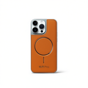 Custodia di Lusso Premium in Vera Pelle con Design Magnetico e Anello di Supporto per 15 Pro - Product Image 2