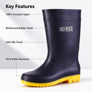 CHITED Anpassbare Leichte Stahlkappe Echtleder-Obermaterial Quetschsicher Durchstichsicher Unisex Sicherheitsschuhe für den Winter - Product Image 4