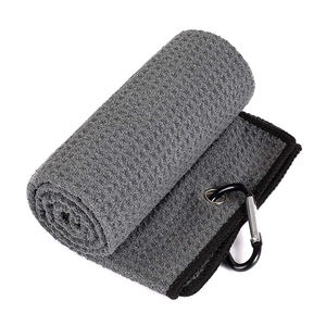 Wuxi Ivy Textiel Nieuwe Stijl Goedkope Groothandel Custom Print Sublimatie Borduurwerk Logo Microfiber Wafel Golfhanddoek - Product Image 4