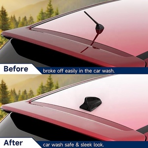 Shark Fin Amplified Vertical Polarization Car Radio <strong>Antenna</strong> Universal Roof Mount <strong>FM</strong> AM 12V Power Wire for Vehicles Trucks SUVs - Product Image 5