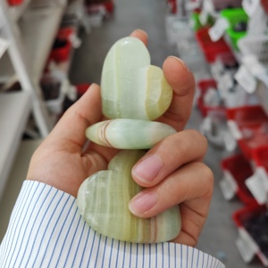 Factory Wholesale Price Hot Sale Promotion <b>High</b> Quality Caribbean Calcite Heart DIY Ornament <b>Healing</b> Crystal Figurine Gift - Product Image 6