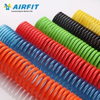Tube pneumatique flexible en polyéthylène de 12 mm x 200 mm, bobine à bulles, vessie spirale gonflable, arbre pneumatique en caoutchouc, pistolet à air, tube en PU