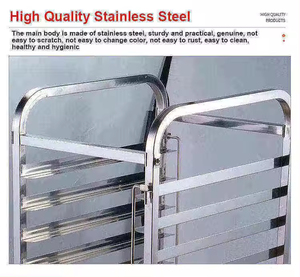 304 in acciaio inox forno forno di raffreddamento carrello carrello <span class=keywords><strong>gastronorm</strong></span> 1/1 vassoio vassoio carrello - Product Image 3
