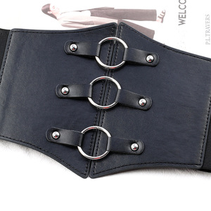 Cinturones Elásticos Anchos Tipo Corsé para Mujer, Cinturón <span class=keywords><strong>de</strong></span> Vestir, Faja Elástica, Accesorio <span class=keywords><strong>de</strong></span> <span class=keywords><strong>Ropa</strong></span> - Product Image 4