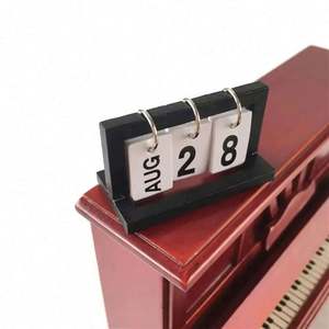 Calendario Perpetuo de Madera con Indicador de Mes y Fecha, Organizador de Escritorio, Planificador Diario, Decoración para Oficina y Hogar, Accesorios de Fotografía - Product Image 6