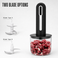Hachoir à viande électrique sans fil USB, robot culinaire multifonctionnel pour usage domestique