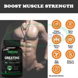 Ausreson Etiqueta Privada Creatina suplemento deportivo soporte muscular Pre entrenamiento 80/200 malla Halal creatina cápsulas - Product Image 2