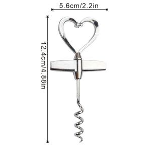 Heart Shaped Zinc Alloy <b>Wine</b> Opener Bottle <b>Stopper</b> For Holiday Party Use - Product Image 5