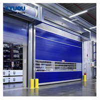 Rodillo de aluminio eléctrico aislado, persiana enrollable, Panel duro, puerta de alta velocidad
