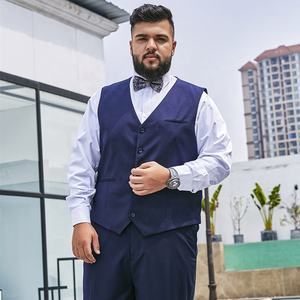 Gilet de <span class=keywords><strong>costume</strong></span> grand S-12XL pour hommes en gros gilet formel d'affaires avec trois poches adapté au <span class=keywords><strong>costume</strong></span> ou au smoking grand - Product Image 3