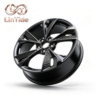 Jantes en alliage forgé monobloc direct usine 20 pouces légères noir brillant à rayons turbine pour course/tout-terrain Garantie 3 ans