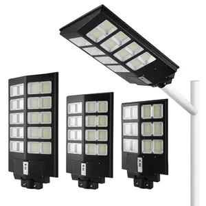 Chất Lượng Tốt Nhất Lumens Solar Cell Panel Powered 300 400 500 Watt Không Thấm Nước IP65 LED Chiếu Sáng Ngoài Trời Năng Lượng Mặt Trời Ánh Sáng Đường Phố