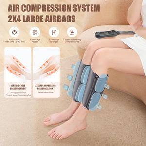 Masseur de jambes à pression d'air avec vibration par airbag et chaleur pour cuisses et mollets, utilisation à domicile, relaxation complète des jambes, appareil de beauté pour les jambes - Product Image 2