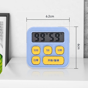 Đồng hồ Burger nghiên cứu đồng hồ báo thức nhỏ đếm ngược điện tử trực quan nấu ăn từ tính Pomodoro sinh viên dễ thương bảng đồng hồ - Product Image 2