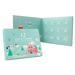 Calendrier de l'Avent au <span class=keywords><strong>chocolat</strong></span> personnalisé 12/24 jours, boîte cadeau de Noël - Product Image 1
