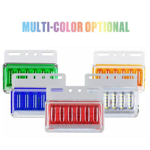 Prix de gros : Feu latéral de camion 6D 24V 10W, lentille de signalisation latérale de remplacement, lumière auxiliaire multicolore jaune et rouge pour voiture - Product Image 5