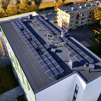 Supports au sol pour panneaux solaires en aluminium SOEASY, structure de support au sol pour panneaux solaires avec fondation en béton, support pour toit plat
