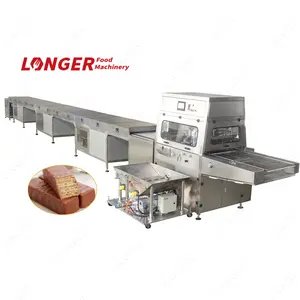 Riem Coating Ijs Chocolade Enrobing Machine Chocolade Enrober Kleine