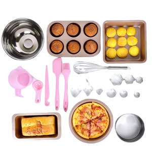 18 Piece Baking Set Non Stick Cake <b>Mold</b> Spatula Oil Brush Demolding Knife Egg Beater Flour Sifter Baking Kit Reusable - Product Image 2