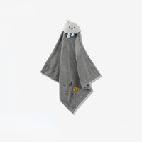 FF4646 salle de bain cuisine mignon brodé essuie-mains absorbant non pelucheux suspendu microfibre chiffon de nettoyage séchage des mains serviette