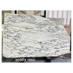 Dalle de marbre italien Bianco Lasa White Vena Oro en pierre naturelle, 2 cm, grandes dalles pour plans de travail, carrelage de sol, mur, table - Product Image 4