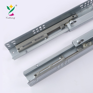 YUXING Full Extension Telescopic <strong>Slide</strong> <strong>Soft</strong> <strong>Close</strong> Concealed <strong>Drawer</strong> <strong>Slide</strong> - Product Image 3