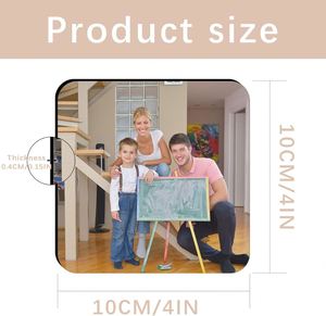 Posavasos de Madera Ecológicos con Corcho, Estilo Europeo, Personalizables con Logotipo, Forma Cuadrada, Tamaño Personalizado, para Regalo - Product Image 2
