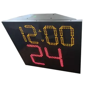 LED 농구 24 초 샷 시계 타이머 점수 판 점수 판이있는 농구 후프