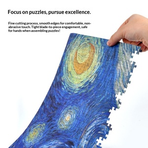 Candy House Puzzle en papier en forme <span class=keywords><strong>de</strong></span> X <span class=keywords><strong>de</strong></span> 1000 pièces, Bestseller transfrontalier ; Jouet anti-stress <span class=keywords><strong>de</strong></span> difficulté élevée pour filles - Product Image 3