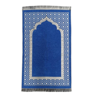 Tapis de prière islamique portable en gros, fabriqué à la machine, tapis de prière musulman de voyage, Sajadah, design antibactérien