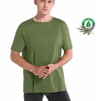 BSCI / OEKO-TEX 100 / OCS sertifikalı organik CottonRecycled sürdürülebilir kenevir bambu keten T shirt