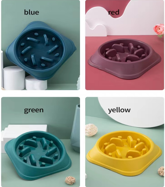 Wholesale High Quality Anti Choking Slow Feeder Dog Bowl Pet Slow Food Bowl For Dogs Eating