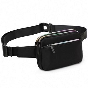 Wholesale Crossbody Nylon Fanny Pack Mini Sport Chest Bag Phone <b>Pouch</b> Custom Zipper Waist Belt Bag for Women - Product Image 1
