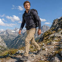 Pantalon de randonnée tactique robuste pour homme, imperméable, respirant, pantalon cargo tissé pour le camping et l'alpinisme, en gros