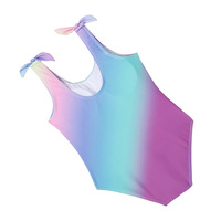 Maillot de bain pour enfant, imprimé animal de dessin animé, licorne, séchage rapide, respirant, jaune, bébé fille, maillot de bain une pièce, enfant