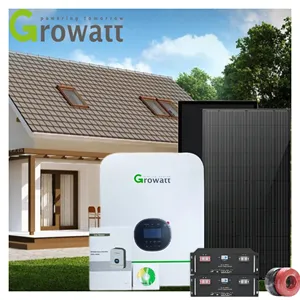 Inverter On Off Grid tenaga surya terikat, sistem tenaga surya saja dengan fotovoltaik Off/on Grid 6KW rumah 6KW