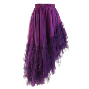 knitwear factory custom 2022 summer New high waisted A word pleated knit skirt black stylish women's skirt