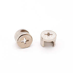 Écrou excentrique à tête cylindrique croisée pour assemblage de meubles en fer et bois, design minimaliste - Product Image 4
