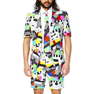 Trajes <span class=keywords><strong>de</strong></span> 3 piezas para hombre, Blazer <span class=keywords><strong>corto</strong></span>, conjunto <span class=keywords><strong>de</strong></span> pantalones cortos, ropa <span class=keywords><strong>de</strong></span> <span class=keywords><strong>novio</strong></span>, <span class=keywords><strong>traje</strong></span> Hawaiano para fiesta, boda, nuevo diseño - Product Image 2