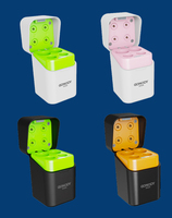 Support de chargeur de piles rechargeables AA AAA 1,5 V Li-ion et 1,2 V Ni-MH à 4 emplacements avec grand écran d'affichage pour la vente en gros