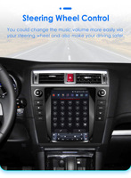 CARUPEZ - Unidad Principal de Navegación Estéreo para Automóvil Android de 9.7 Pulgadas para Subaru Outback 2015-2018 7862S 8 Núcleos, Estilo Tesla Vertical, DSP, GPS