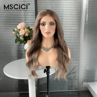 Perruque en dentelle 13x4 en cheveux vierges cambodgiens, ondulée, blond miel, installation facile, aspect naturel, 100% cheveux humains, 14-26 pouces