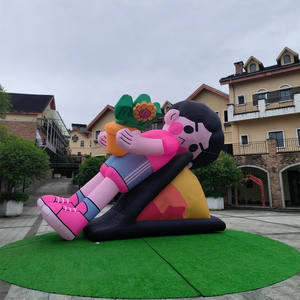 <span class=keywords><strong>Airfun</strong></span> barato inflable sirena dibujos animados bebé inflable infantil personaje globo para recién nacido Niño/niña fiesta de cumpleaños - Product Image 2