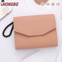 Hongbo Top 12 colores pequeño Saffiano cuero A6 Carpeta de presupuesto planificador de hojas sueltas A5 Fly Leaf escuela/Oficina papelería regalo nuevo