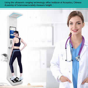 INBCA IN-I2 Kiosque libre-service personnalisable OEM/ODM pour la balance médicale/personnelle, écran tactile LED 21 pouces, ABS et métal, 0,1 g - Product Image 3